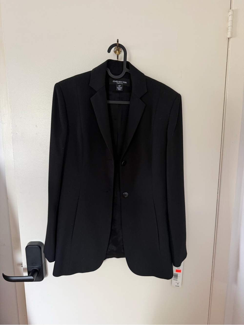 Jones New York Men’s Black Single-Breasted Sport Coat